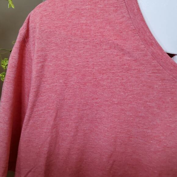 Roundtree & Yorke Men's V-neck Size L Red Heather - Picture 2 of 7